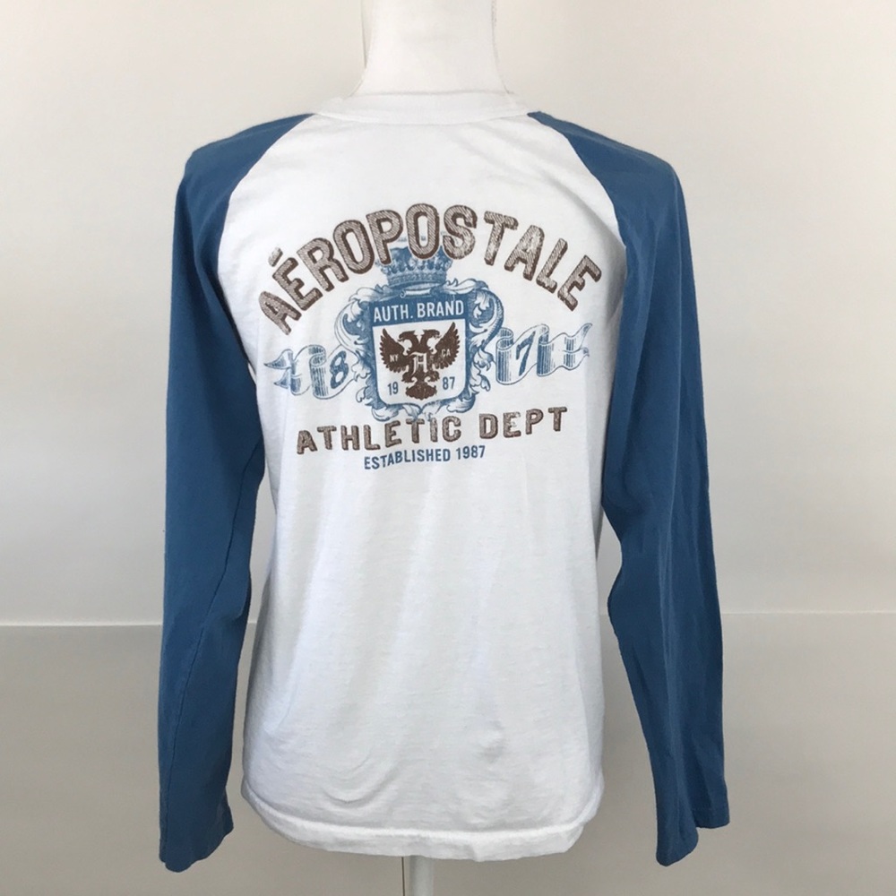 Aeropostale Long Sleeve Raglen Mens Small